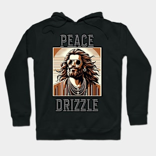 Vintage Peace Drizzle Inspired Retro Men Kings Funny Hoodie